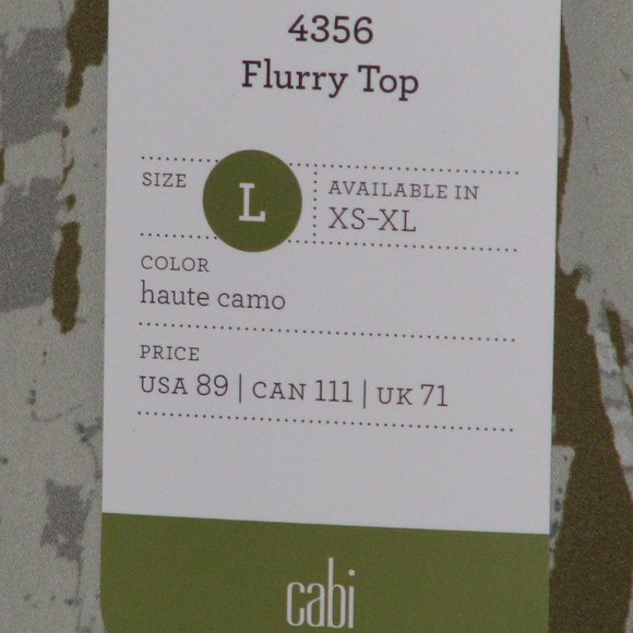 CAbi "Flurry" Top - Picture 2 of 2